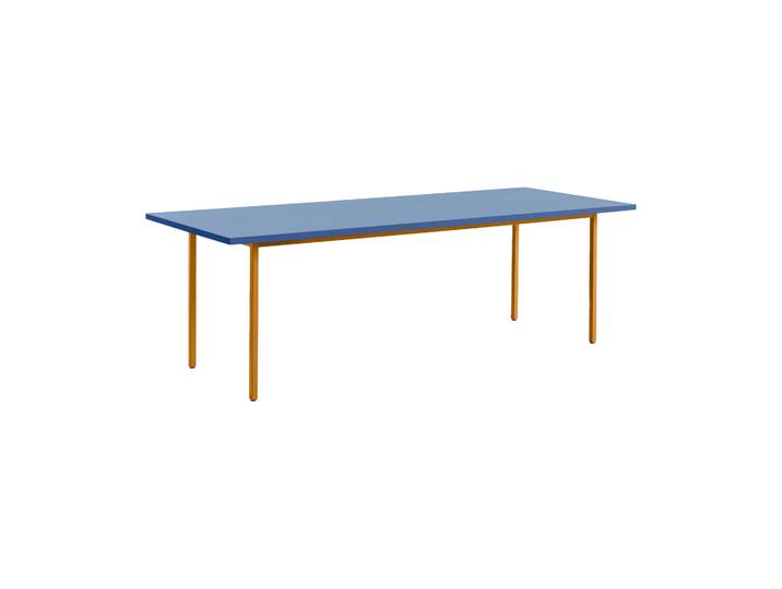 HAY Two-Colour Esstisch 90x240 cm Ochre-blue