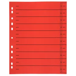Wekre Trennblätter rot