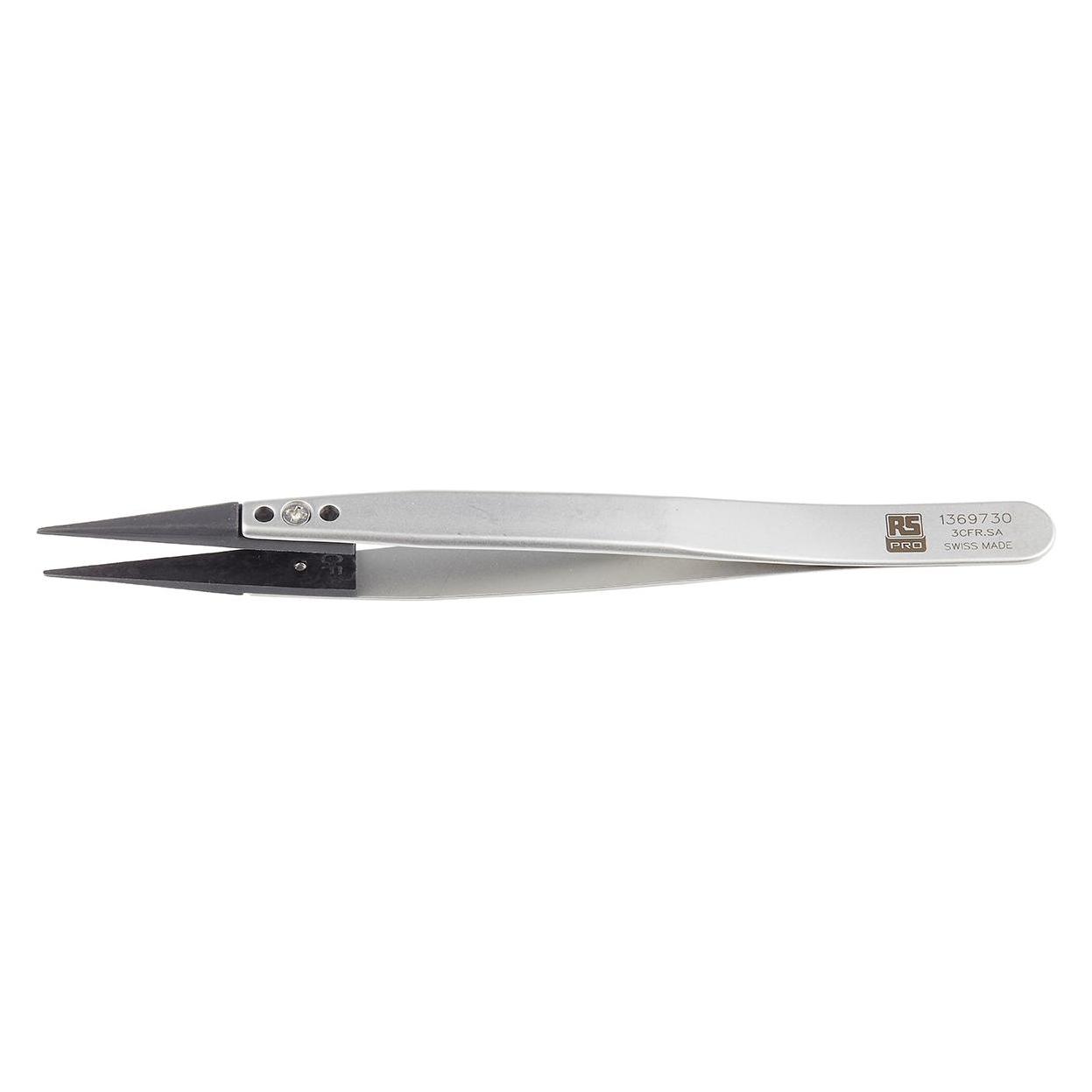 RS PRO Plastic replaceable tip tweezers 130mm. (1369730)