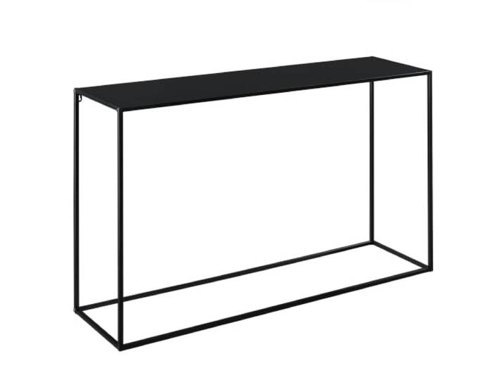 Helloshop26 Konsolentisch Metall 74 x 115 x 32 cm schwarz matt 03_0008564