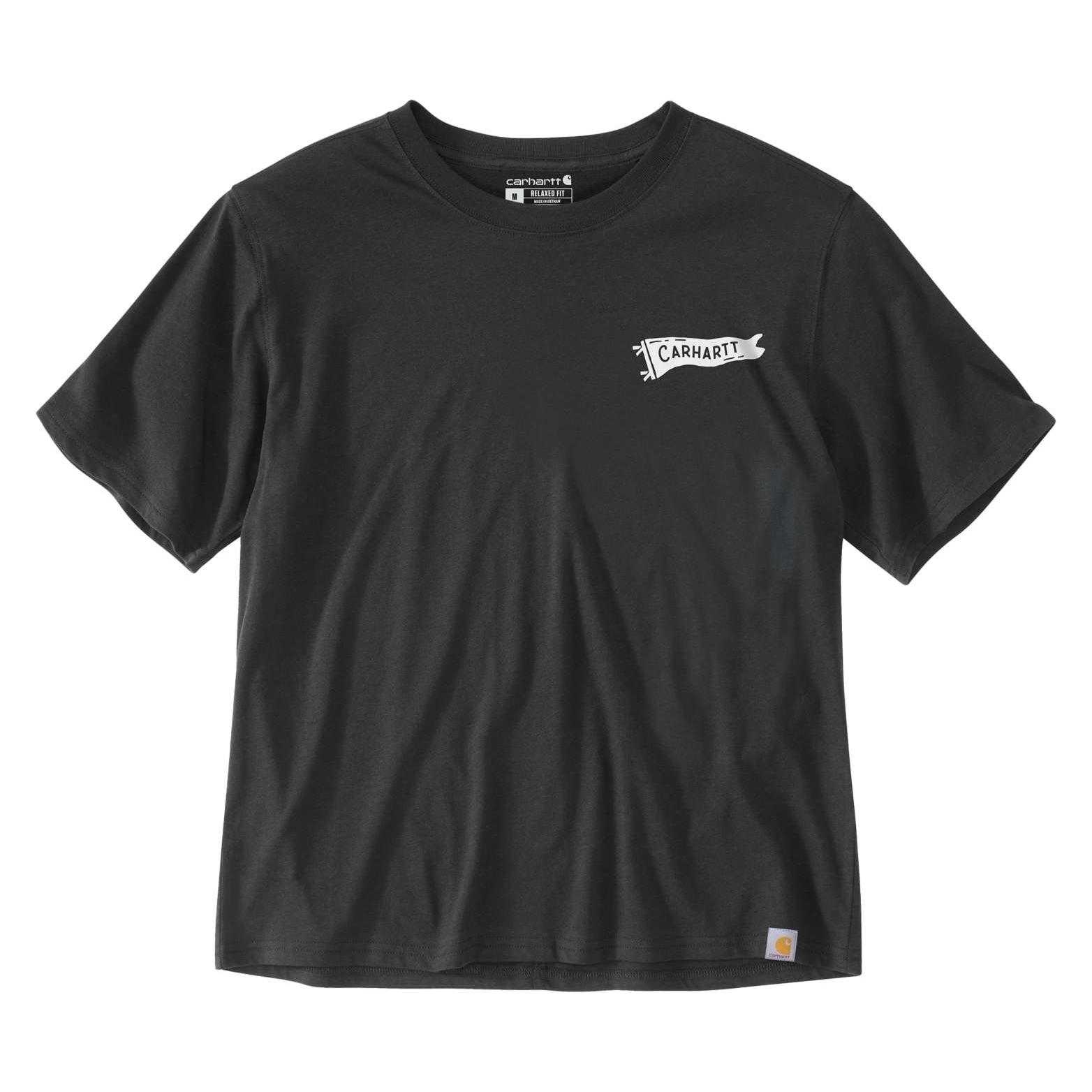 Carhartt Koszulka Tencel Pennant Flag BLACK (XS) (67414429)