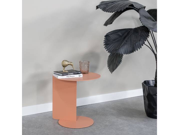 Beistelltisch SPINDER DESIGN SALSA , orange (clay terra, clay terra, clay terra, clay terra, clay terra, clay terra), B/H/T: 40cm x 40cm x 40cm, Tische, Beistelltisch, Beistelltisch aus Stahl