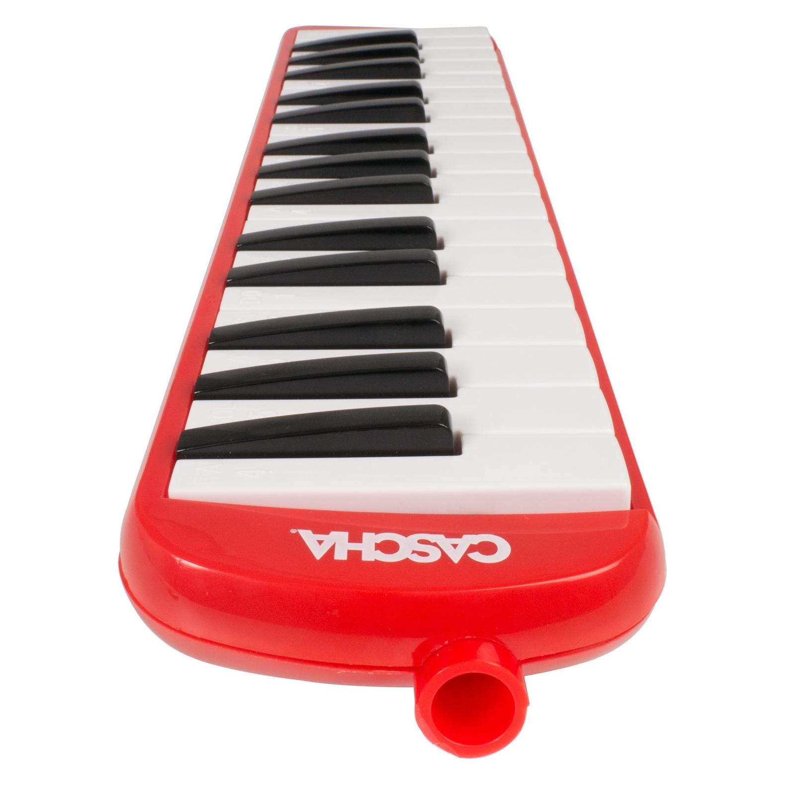 Cascha HH2059 Melodica - Rot - 32 Tasten - inklusive Tragetasche (Melodica) (HH-2059)