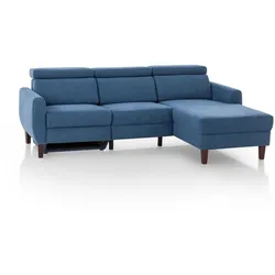 Exxpo by Gala Ecksofa mit Funktion Casino Stoff Blau Navy