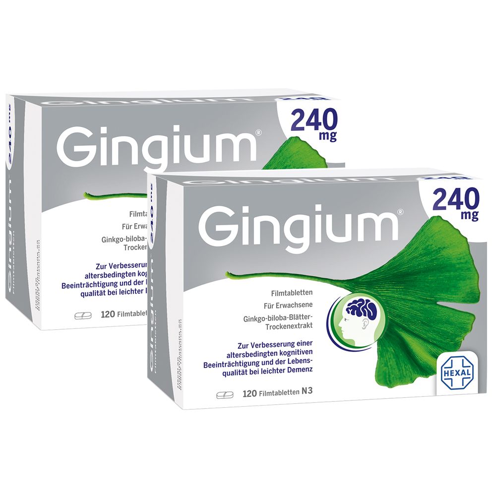 Gingium 240 mg Filmtabletten 2x120 St