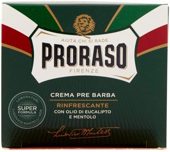 Ludovico Martelli Proraso Crema Prebarba Rinfrescante 100ml.Olio Di Eucalipto E Mentolo