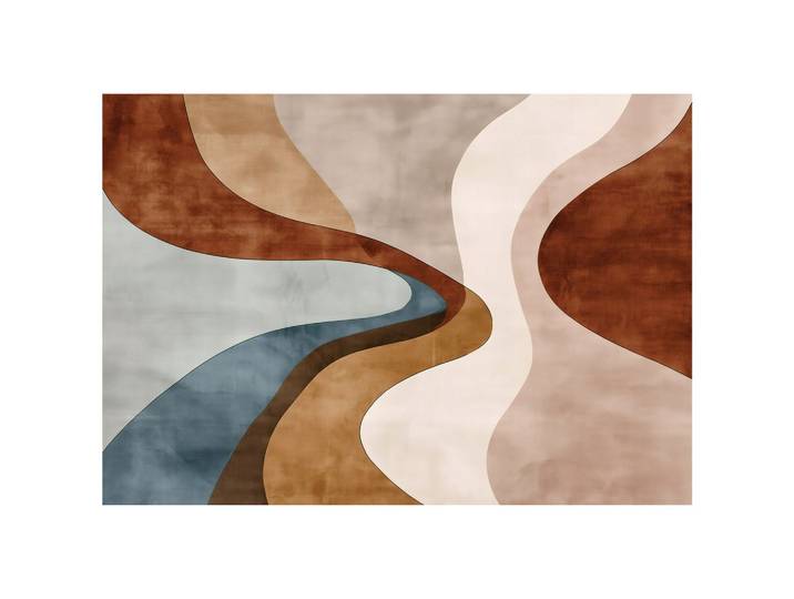 FOTOTAPETE Art Deco Abstrakt Braun 200x140 cm