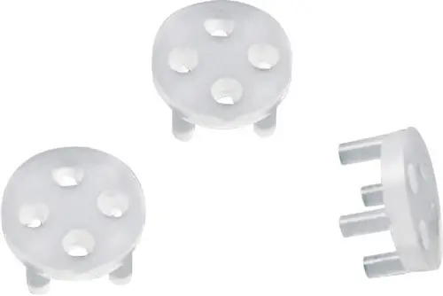 TRU Components TC-TRW5203 Transistor-Abstandshalter Passend für Gehäuse (Halbleiter): TO-92, TO-39 Rastermaß: 3.6mm (Ø x H) 8.9mm