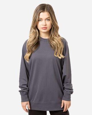 econscious EC5200 Motion Crewneck Sweatshirt in Graphite Grey size Large   60/40 Cotton/Polyester