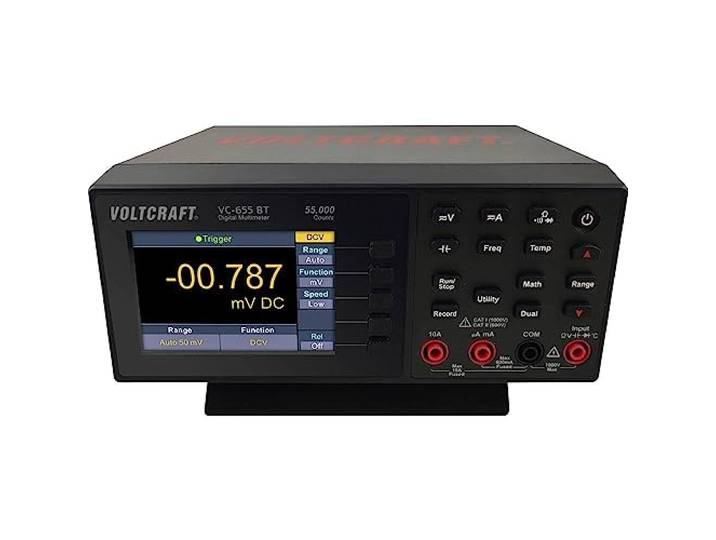 Multimètre de table VOLTCRAFT VC-655 BT numérique CAT I 1000 V\, CAT II 600 V Affichage (nombre de points): 55000