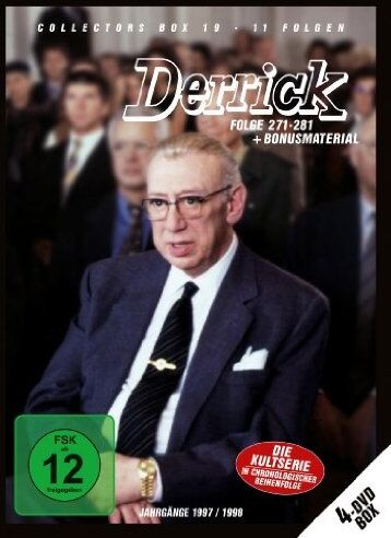 Horst Tappert - Derrick - Collector's Box Vol. 19 (Folge 271-281) [4 DVDs] - Preis vom 11.10.2026 15:43:13 h