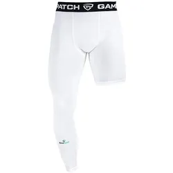 Gamepatch, Unisex, Funktionsunterhose, Single-leg tights RIGHT (S), Weiss