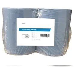 All Care Putztuchtuchrollen | blau | 2-lagig | 36 cm x 360 Meter | 4 Rollen | Handtücher