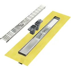 Duschrinne extrem flach - Komplettset 55 cm