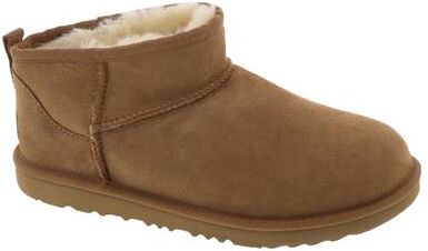 UGG Classic Ultra Mini (Kids' Toddler-Youth) Casual in Chestnut, Size 3 Youth M, Leather