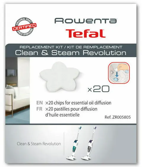 Pastillas Difusoras Aceites Esenciales Aspirador Rowenta Clean & Steam