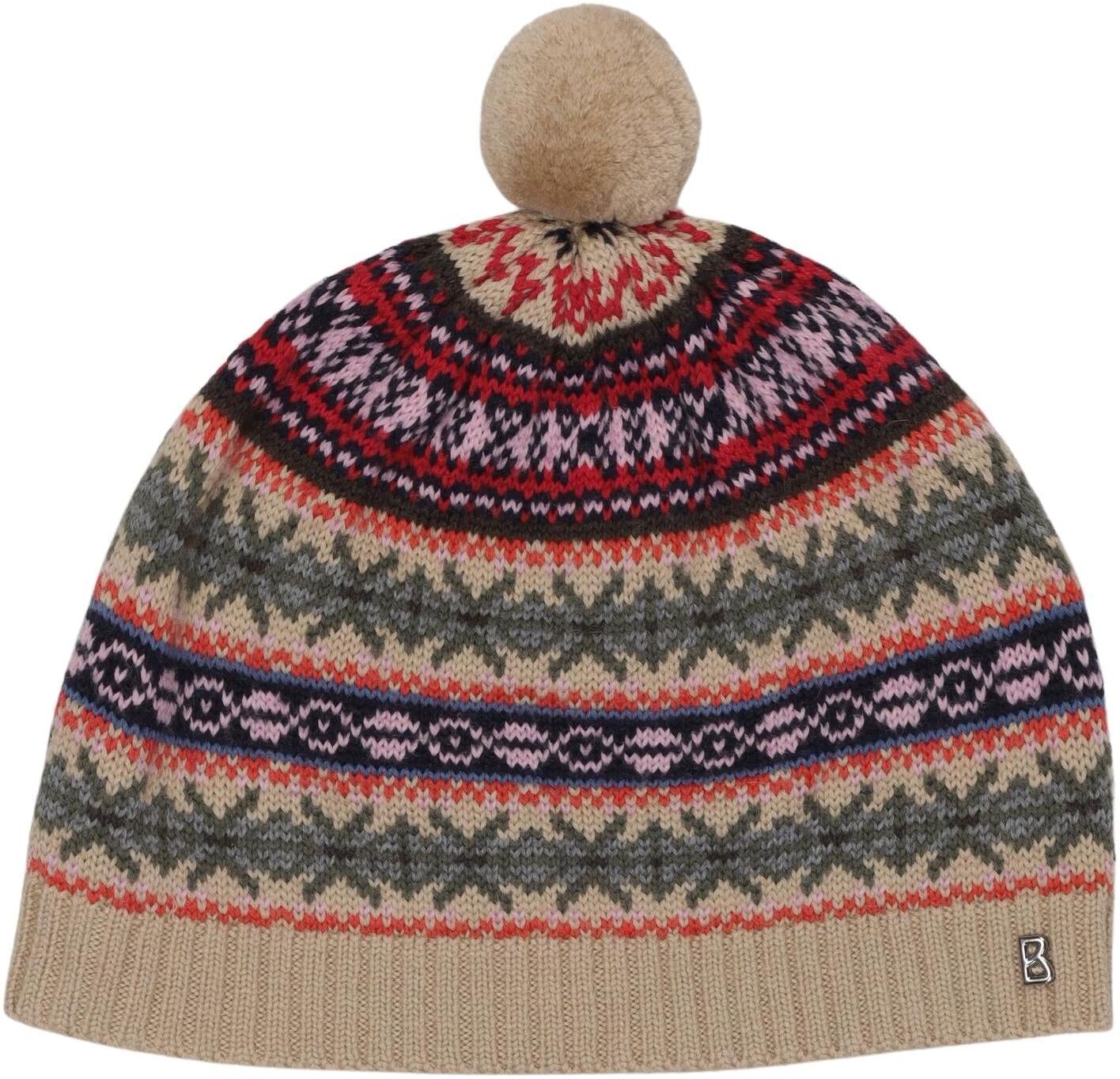 Bogner Damen Hut oder Mütze, Mehrfarbig, Gr. Onesize, Schurwolle - Second Hand