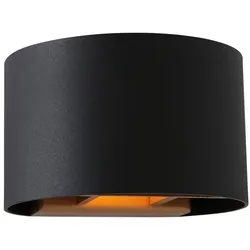 Wandleuchte Lampe Flurleuchte LED indirekte Beleuchtung dimmbar schwarz gold