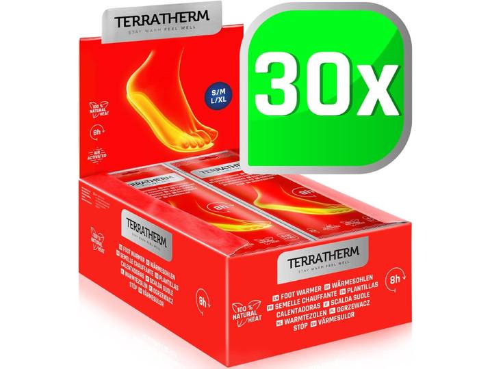 Wärmesohlen 30 Paar Grösse XL
