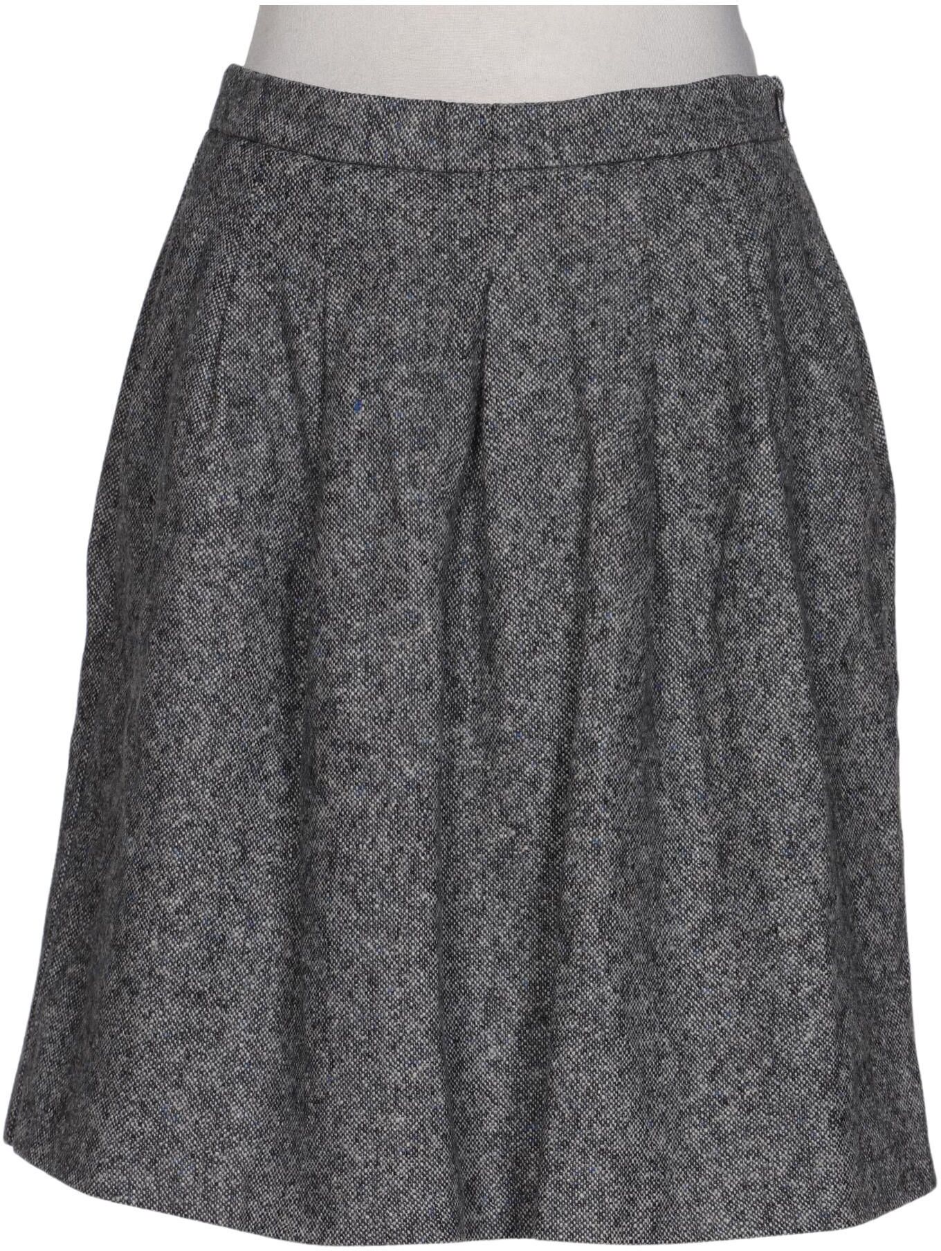 Max Mara Damen Rock, Grau, Gr. W26, kein / Etikett - Second Hand