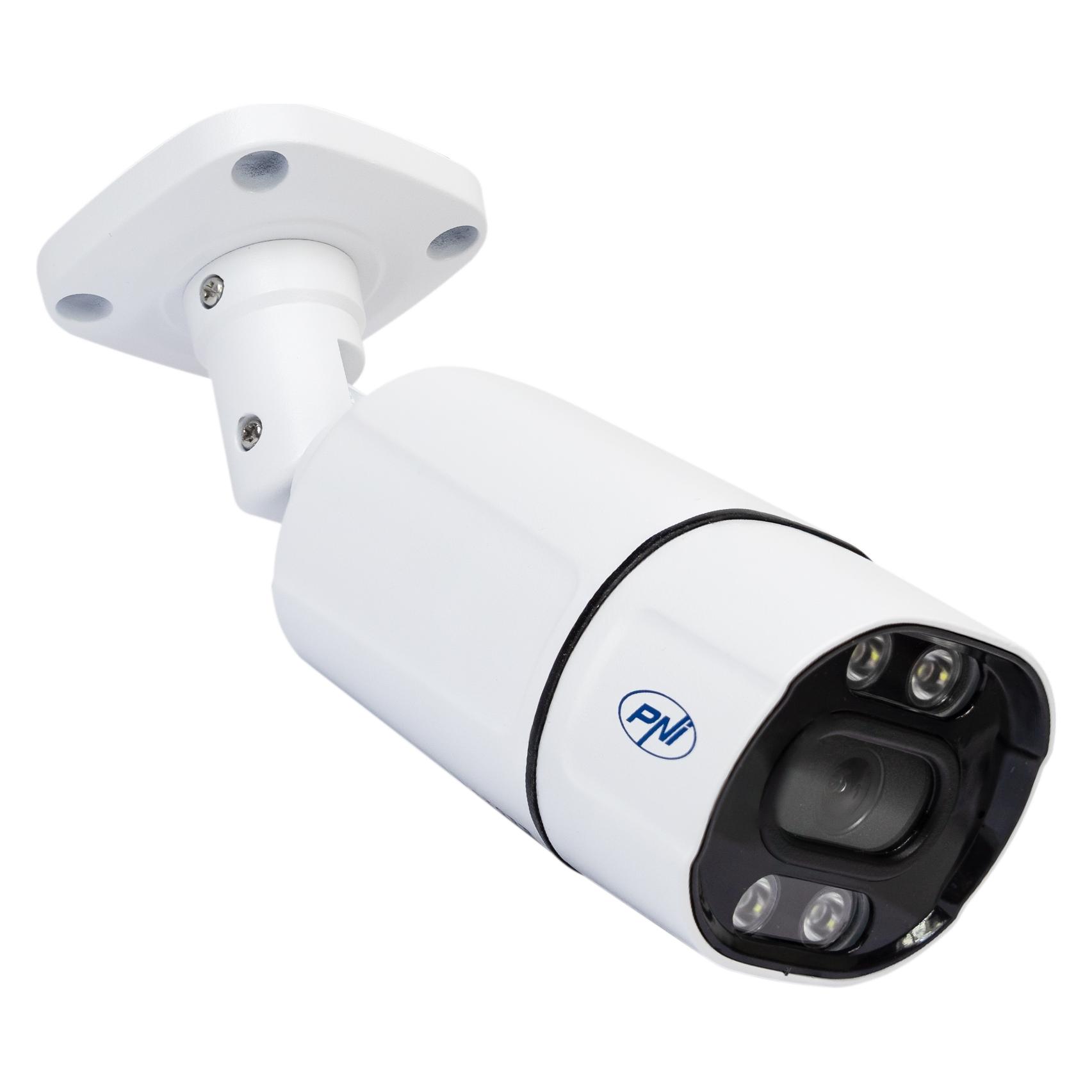 PNI House IPMAX POE 8 Videoüberwachungspaket, NVR mit 4 POE-Ports und 4 8MP IP-Kameras, IP66 (3264 x 2448 Pixel) (43698090)