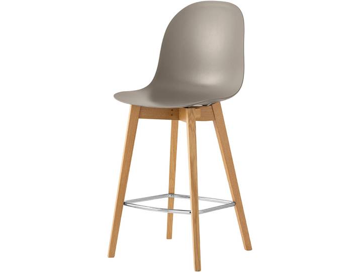 CONNUBIA Barhocker Academy schlamm/eiche Esche/Polypropylen H 106 cm