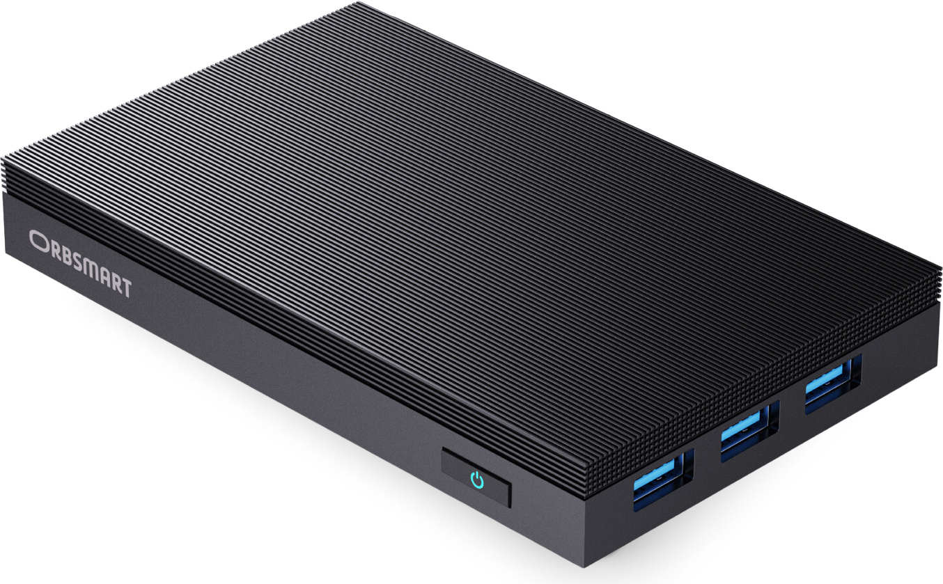 Mini PC Orbsmart AW-12L Windows 11 Pro | 8 RAM & 128GB int. Speicher | lüfterlos| Micro Computer | Office-PC | Desktop-PC