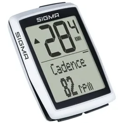 SIGMA SPORT Fahrradcomputer BC 12.0 WL STS CAD | weiß/schwarz