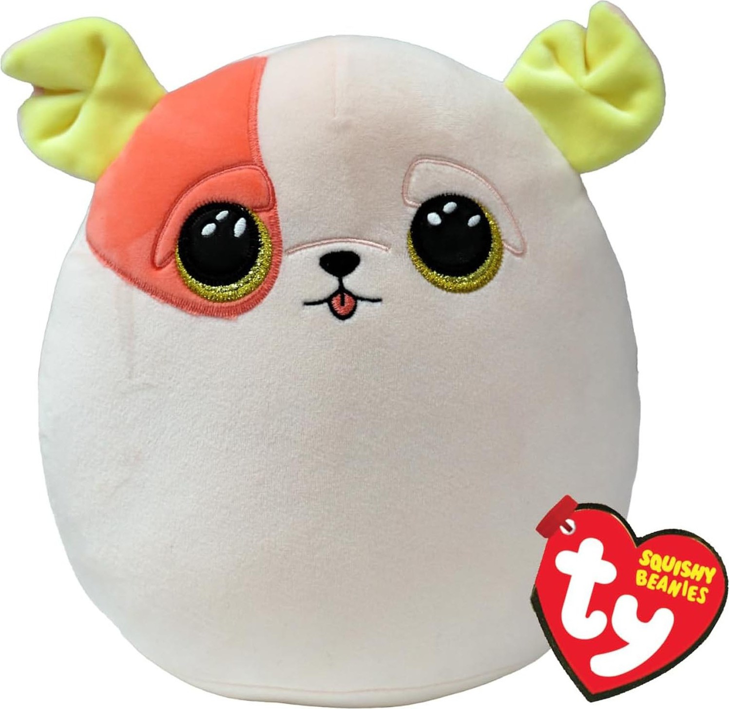TY Squish A Boo Squishy Beanies Hond Pluche Knuffel - 20 cm