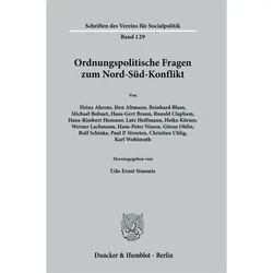 Ordnungspolitische Fragen zum Nord-Süd-Konflikt., Fachbücher von Udo Ernst Simonis