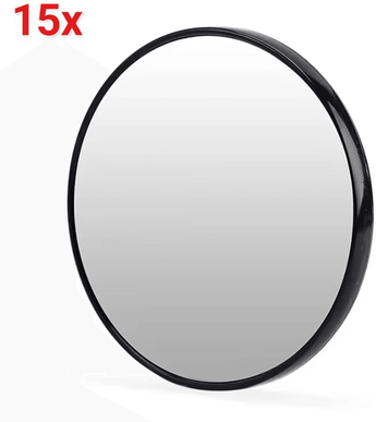 Inspire Curations 5X 10X 15X Magnifying Makeup Mirror For Precision Grooming 15x