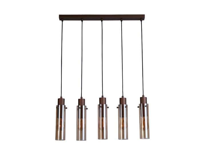 Dimmbare Design Pendellampe „Sweden“ Mocca/Amber Searchlight