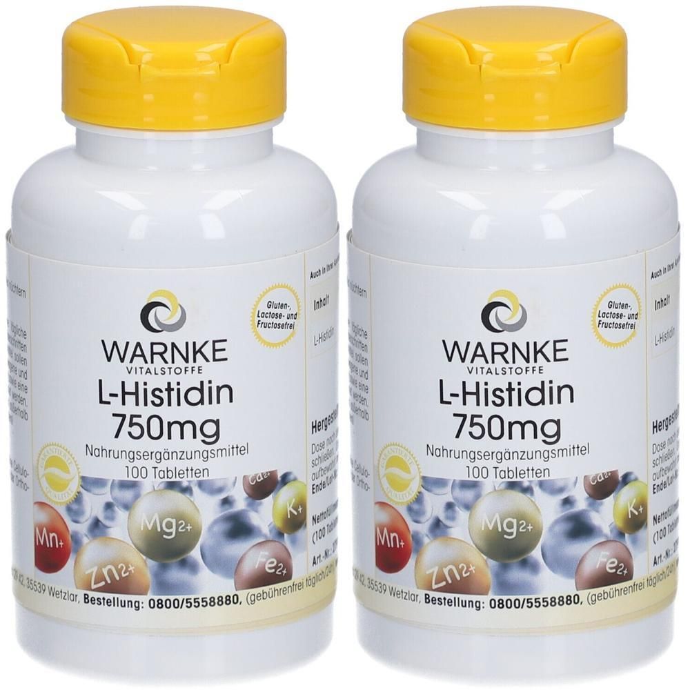 L-Histidin 750 mg Tabletten 2x 2x100 St