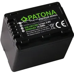 Patona Premium VBT380 (Kamera Akku), Kamera Stromversorgung, Schwarz
