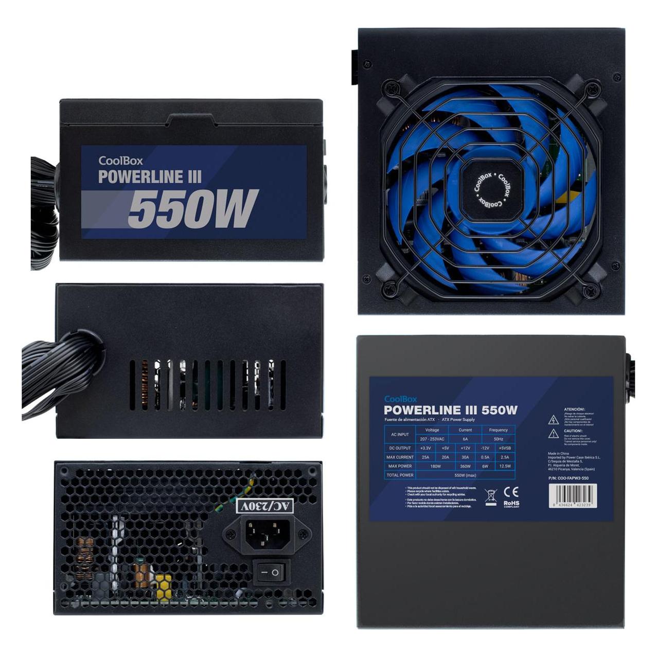 CoolBox COO-FAPW3-550 (550 W) (COO-FAPW3-550)