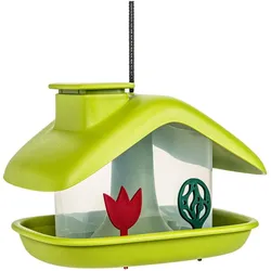 6x Plastia Vogelfutterhaus Domek, Vogelhaus