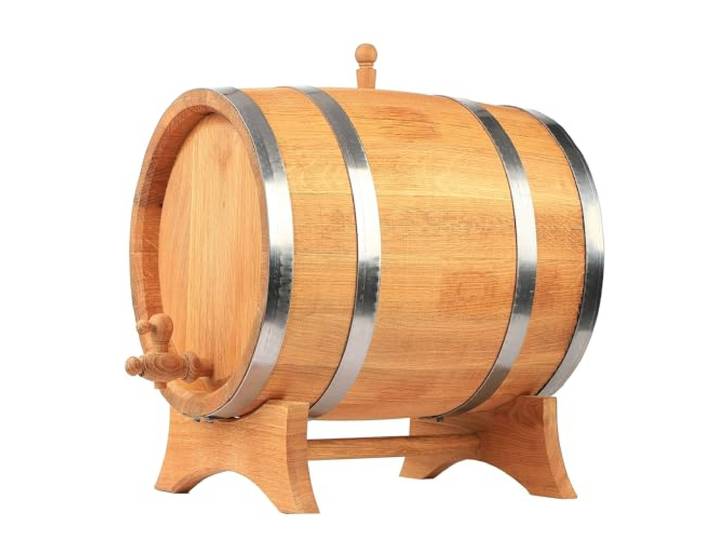 MB Manufaktura Barel Holzfass Eichenfass Whiskyfass Weinfass Eichenweinfass Kleines Alkoholfass Eichenfass Großes Eichenfass 20 Liter