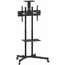 equip Multifunktions LCD-TV Wagen (50 kg, 37" - 70"), TV Ständer, Schwarz