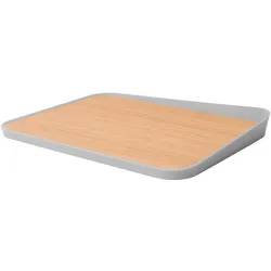 BergHoff Schneidbrett aus Bambus Leo Line, Schneidebrett, Grau, Braun