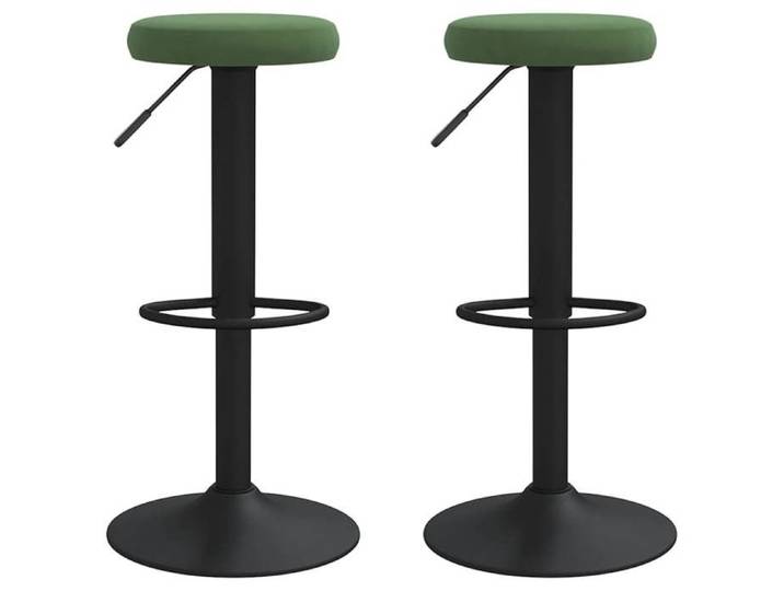 SARA* NEW Tabouret de pub/siège comptoir/ Tabourets Haut Bar - KENNETH - lot de 2 - vert foncé velours 9.2 Kg CL6843