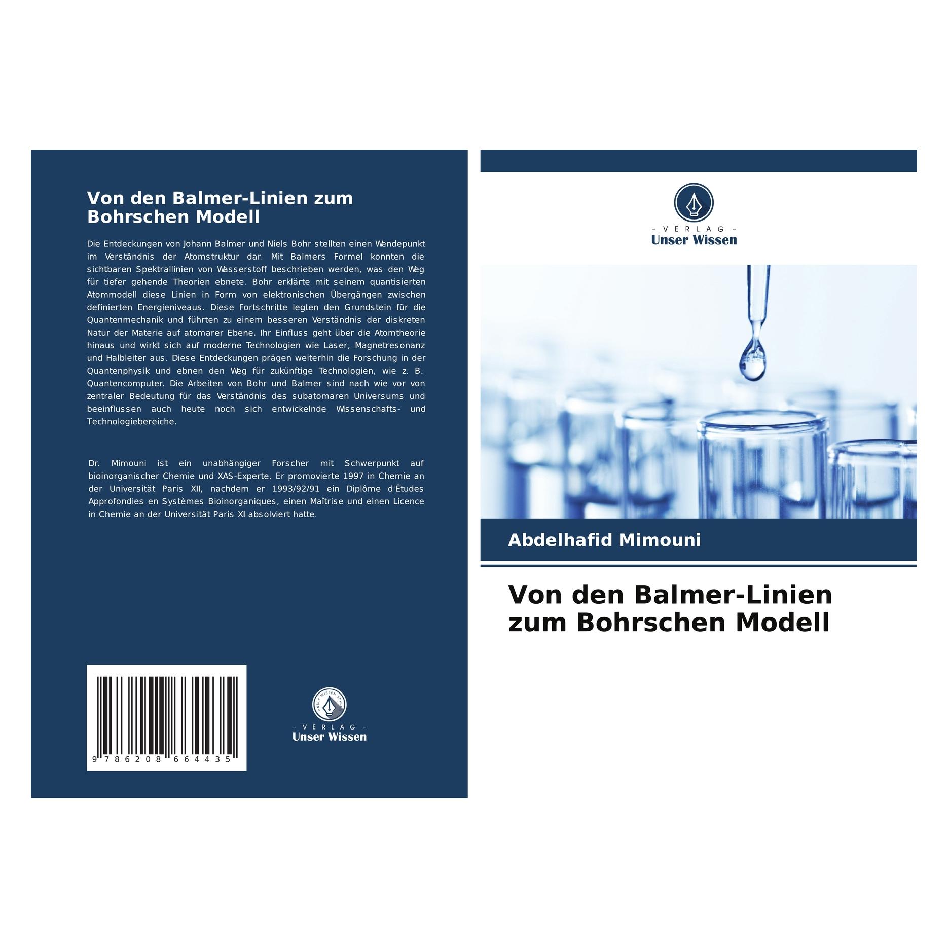 Bod Von den Balmer-Linien zum Bohrschen Modell (Deutsch, Softcover, Abdelhafid Mimouni) (57209876)