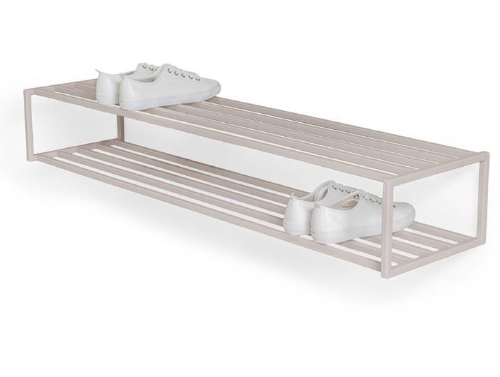Spinder Design schoenenrek School 120 - Silky Taupe - 10 paar schoenen - Staal