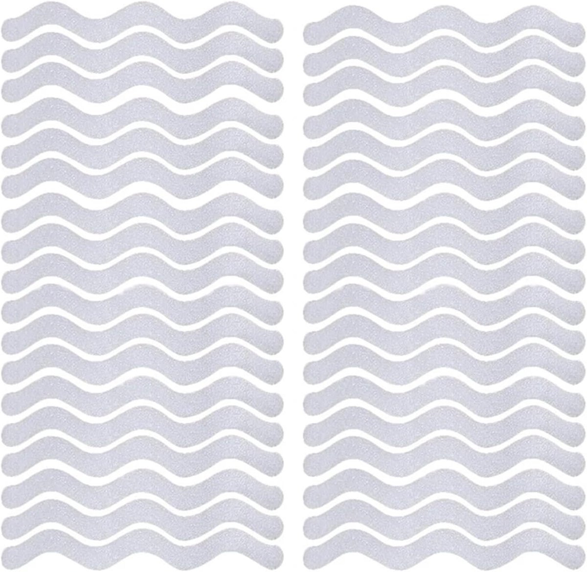 Antislip Strips Douche Stickers Transparant - 2 x 20 cm