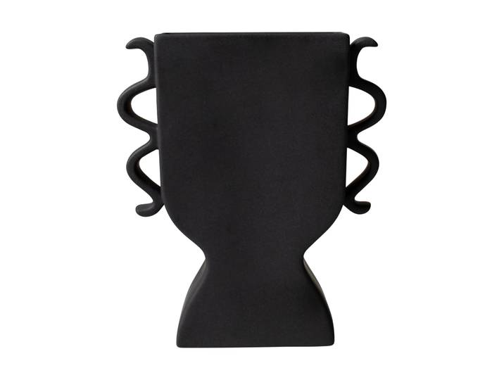 DBKD Vase plat 25 cm Black