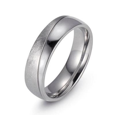 Trauring FIRETTI "Schmuck Geschenk "LIEBE" mit Vertiefung, ca. 7,0mm breit" Gr. 62, silber (edelstahlfarben), Fingerringe, Damen, 62, Edelstahl, 7mm, Trauring