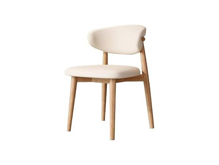 DIANXI Lounge-Sessel Esszimmerstühle for Zuhause, skandinavischer Holzhocker mit Rückenlehne, Restaurant-/Hotelstühle, Esstischstühle aus Eschenholz