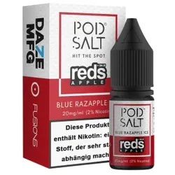 Reds Apple Blue Razapple Ice - Fusions 10ml NicSalt Liquid by Pod Salt