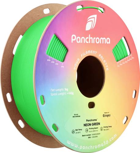 Polymaker CA02006 Panchroma Neon Filament PLA fluoreszierend, Farbwechsel 1.75 mm 1000 g Neon-Grün (fluoreszierend) 1 St.