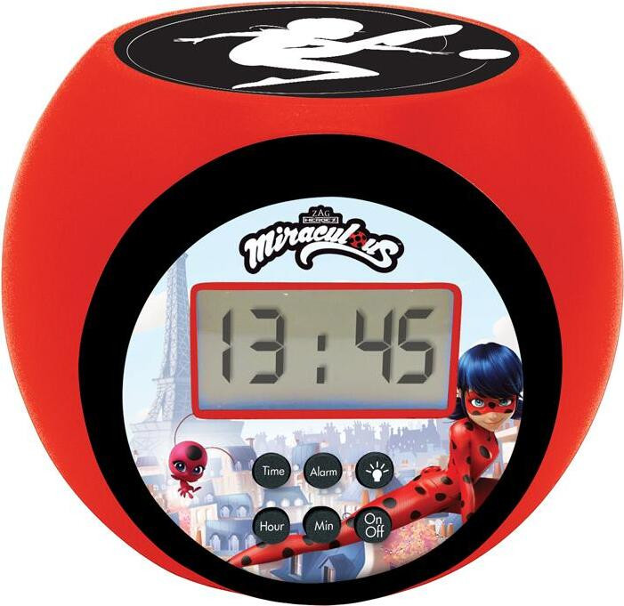 Lexibook Miraculous Projector Wekker met Timer