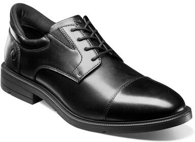 Nunn Bush Kore EZ Icon Cap Toe Oxford Shoes - Mens 8 Black Oxford XW
